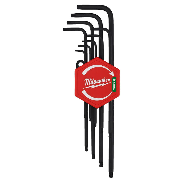 Bộ lục giác đầu sao 9 chi tiết Milwaukee 4932 4926 93 kích thước từ T8 - T40