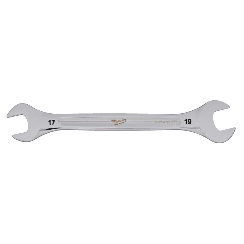 Cờ lê 2 đầu miệng - miệng Milwaukee kích thước từ 8mm - 19mm, tay cầm I-Beam, mạ Chrome