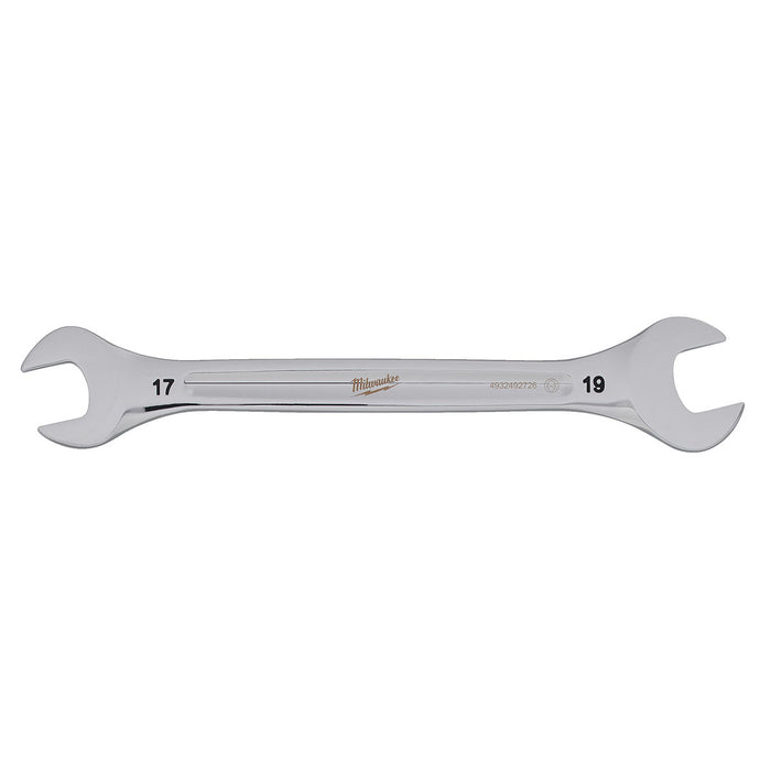 Cờ lê 2 đầu miệng - miệng Milwaukee kích thước từ 8mm - 19mm, tay cầm I-Beam, mạ Chrome