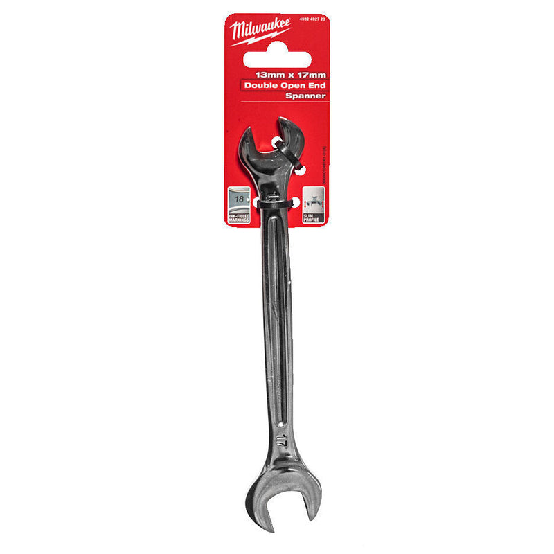 Cờ lê 2 đầu miệng - miệng Milwaukee kích thước từ 8mm - 19mm, tay cầm I-Beam, mạ Chrome