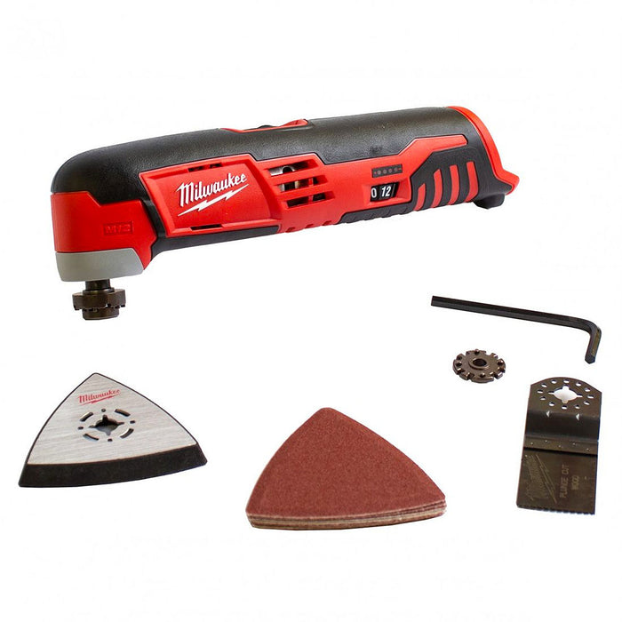 Máy cắt rung đa năng Milwaukee C12 MT dùng Pin 12V, tiêu chuẩn lưỡi OIS