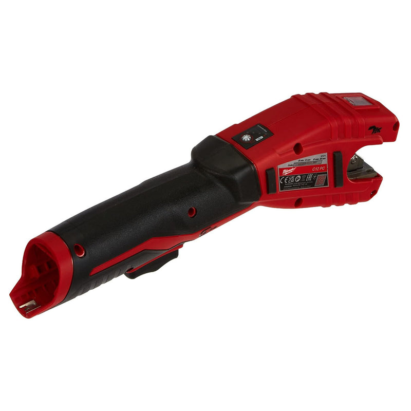 Máy cắt ống đồng Milwaukee C12 PC dùng Pin 12V, đường kính cắt tối đa từ 12mm - 28mm