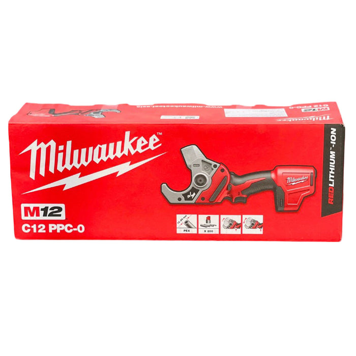 Máy cắt ống nhựa Milwaukee C12 PPC dùng Pin 12V, đường kính cắt tối đa 50mm