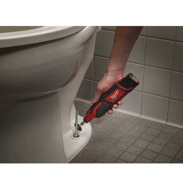 Máy mài khuôn Milwaukee C12 RT dùng Pin 12V, chấu bóp từ 0.8mm - 3.2mm