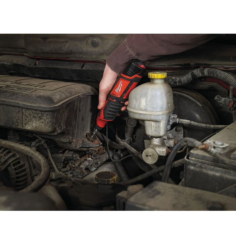 Máy mài khuôn Milwaukee C12 RT dùng Pin 12V, chấu bóp từ 0.8mm - 3.2mm