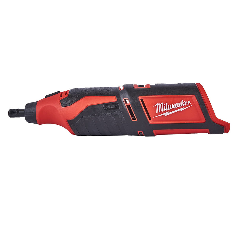 Máy mài khuôn Milwaukee C12 RT dùng Pin 12V, chấu bóp từ 0.8mm - 3.2mm