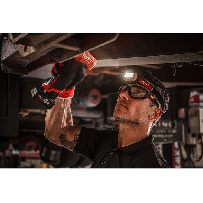 Đèn LED đội đầu Milwaukee IR HL450 dùng Pin sạc, độ sáng 450lm