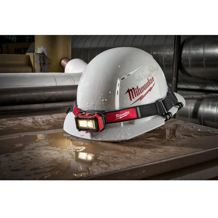 Đèn LED đội đầu Milwaukee IR HL450 dùng Pin sạc, độ sáng 450lm