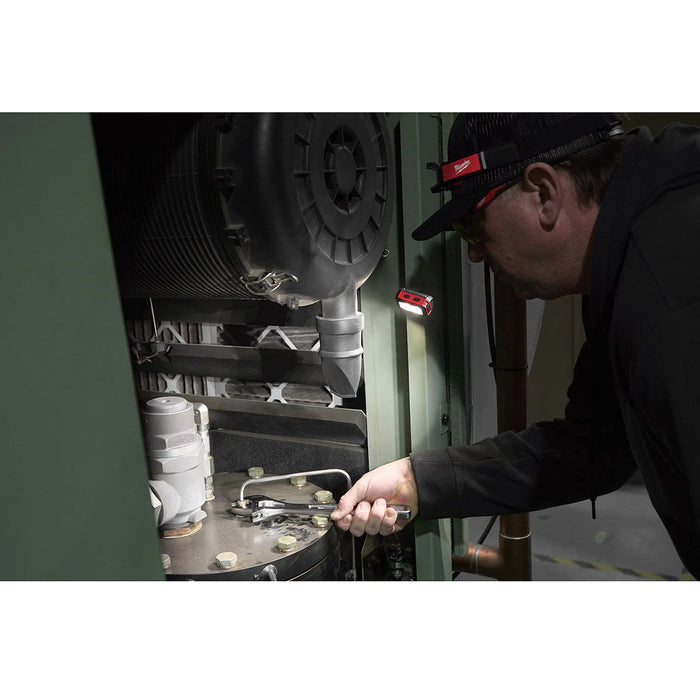 Đèn LED đội đầu Milwaukee IR HL450 dùng Pin sạc, độ sáng 450lm