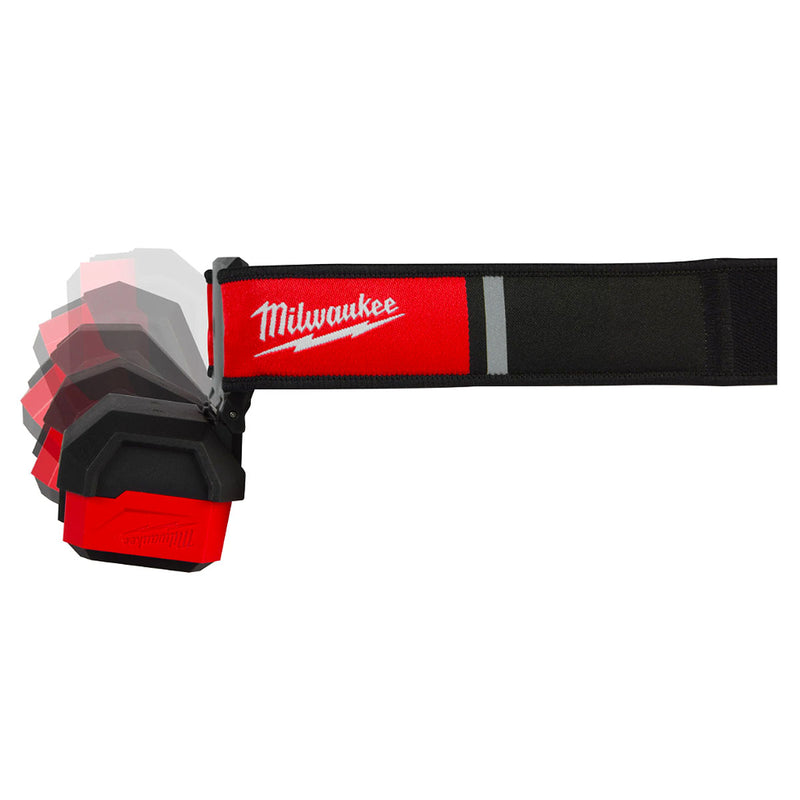 Đèn LED đội đầu Milwaukee IR HL450 dùng Pin sạc, độ sáng 450lm