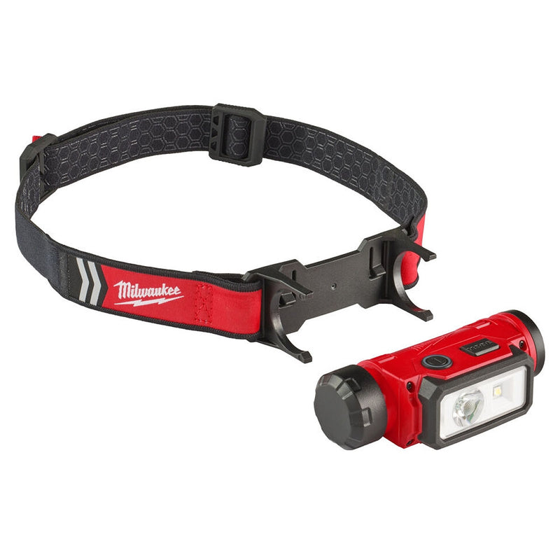 Đèn LED đội đầu Milwaukee L4 HL-301 dùng Pin sạc, độ sáng 475lm