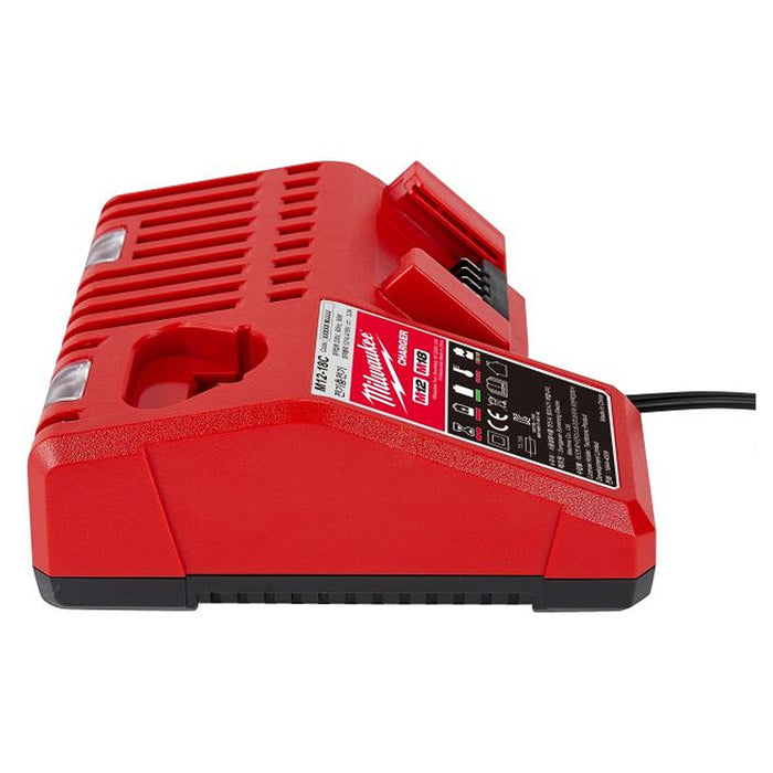 Đế sạc tiêu chuẩn Milwaukee M12-18C dùng cho Pin 18V và Pin 12V