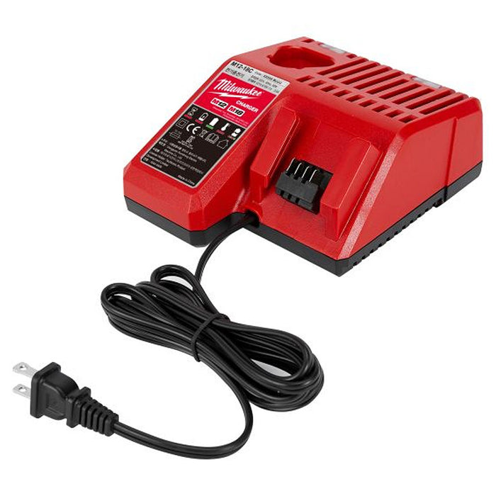 Đế sạc tiêu chuẩn Milwaukee M12-18C dùng cho Pin 18V và Pin 12V