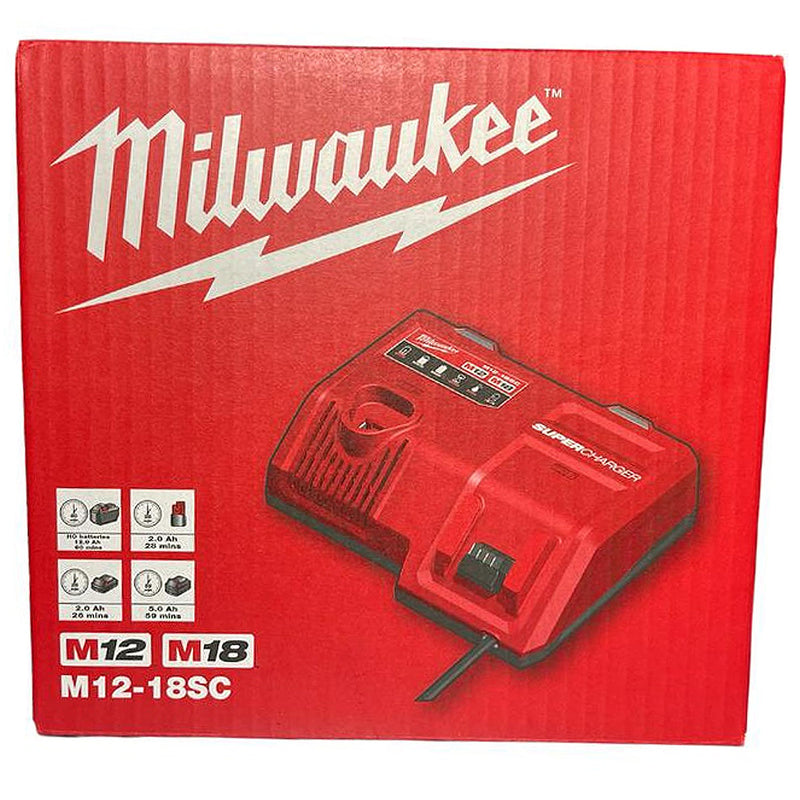 Đế sạc siêu nhanh Super Charge Milwaukee M12-18SC dùng cho Pin 18V và Pin 12V