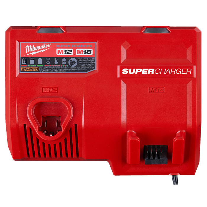 Đế sạc siêu nhanh Super Charge Milwaukee M12-18SC dùng cho Pin 18V và Pin 12V