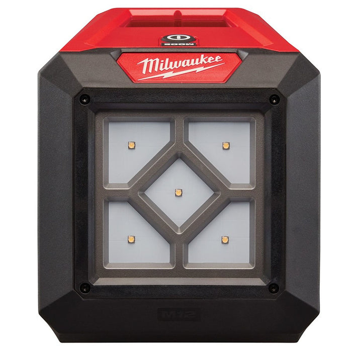Đèn LED Milwaukee M12 AL dùng Pin 12V, độ sáng 1000lm