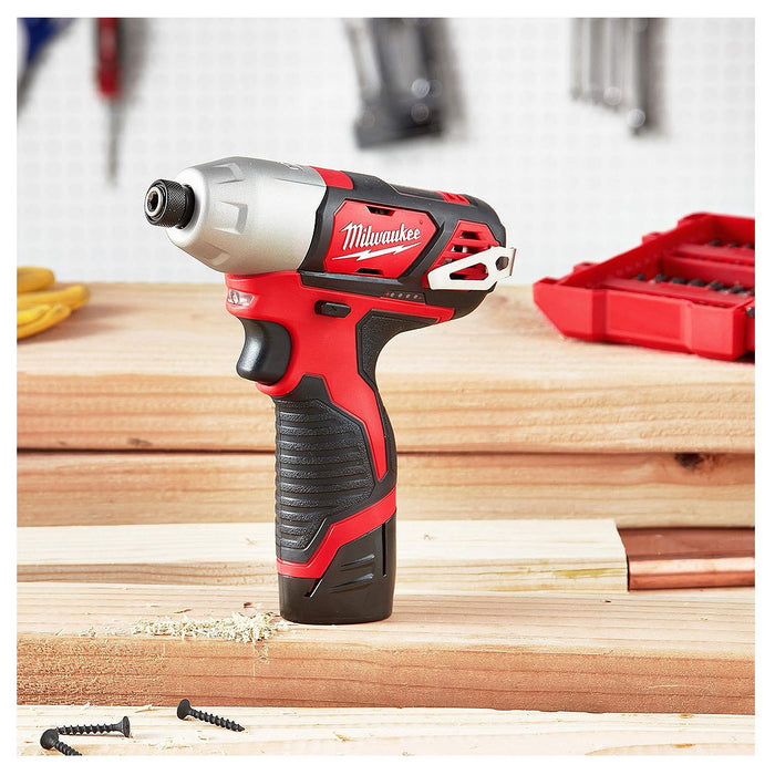 Máy vặn vít Milwaukee M12 BID dùng Pin 12V, đuôi lục giác 6.35mm (1/4 inch)