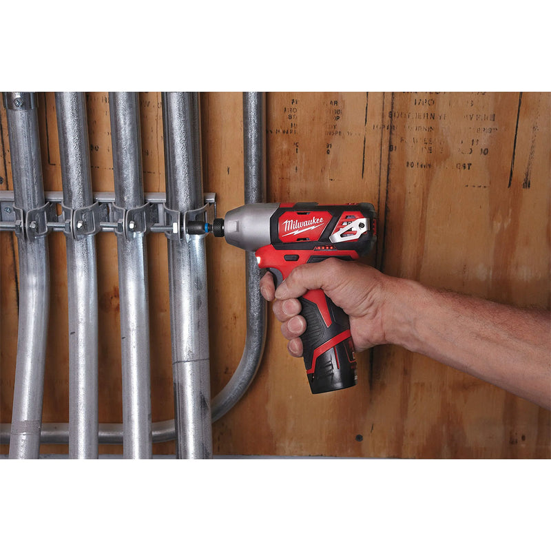 Máy vặn vít Milwaukee M12 BID dùng Pin 12V, đuôi lục giác 6.35mm (1/4 inch)