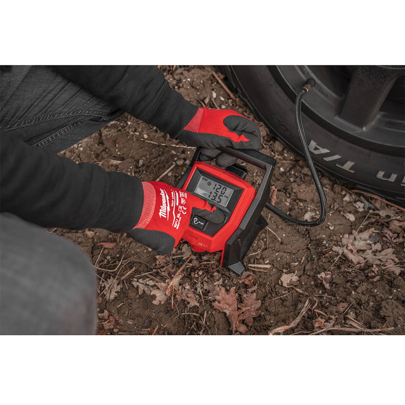Máy bơm hơi Milwaukee M12 BI dùng Pin 12V