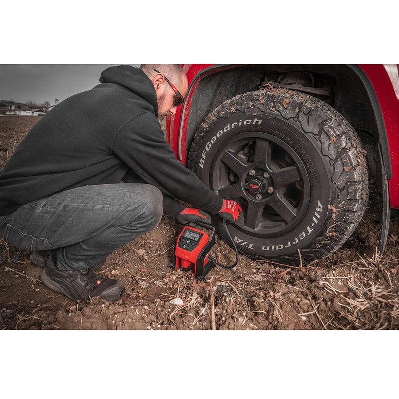 Máy bơm hơi Milwaukee M12 BI dùng Pin 12V