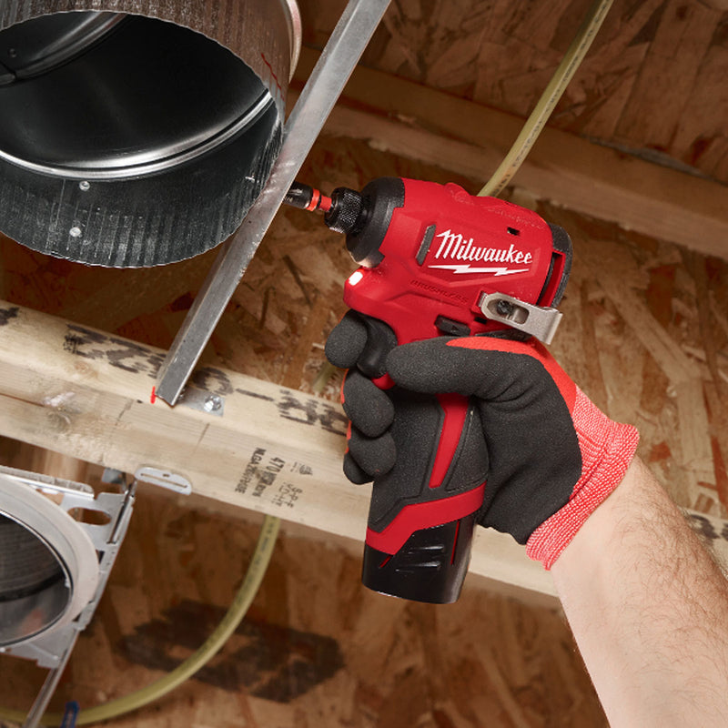 Máy vặn vít Milwaukee M12 BLIDRC dùng Pin 12V, đuôi lục giác 6.35mm (1/4 inch)