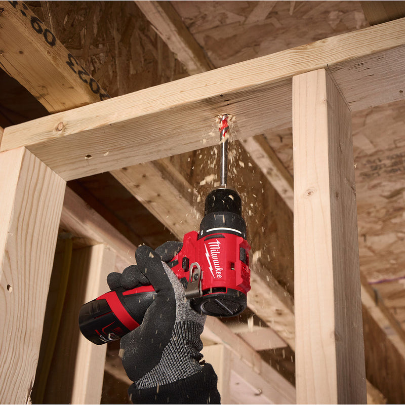 Máy khoan búa Milwaukee M12 BLPDRC dùng Pin 12V, đầu kẹp 10mm