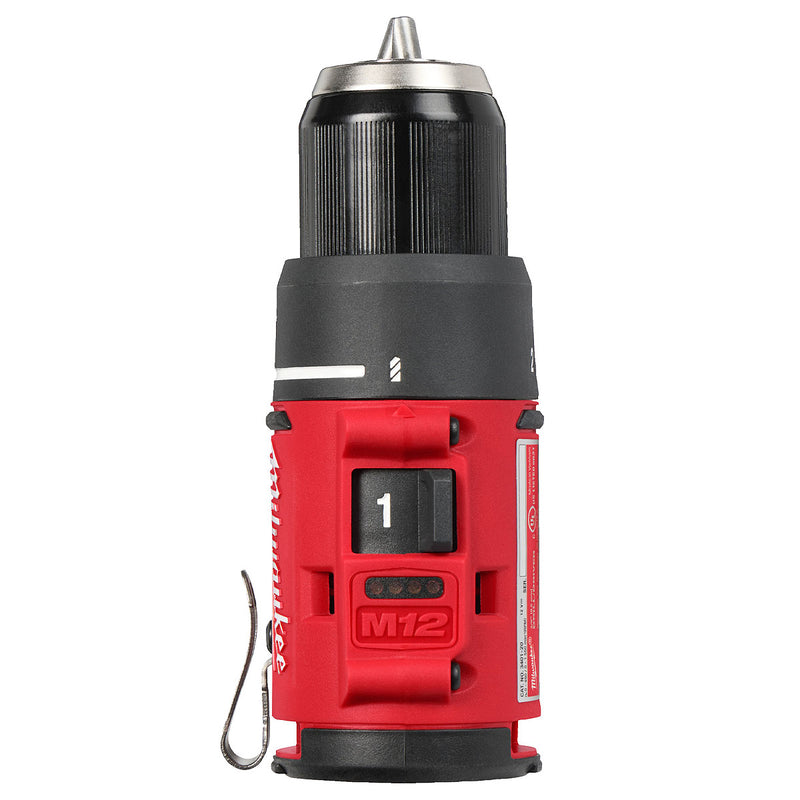 Máy khoan búa Milwaukee M12 BLPDRC dùng Pin 12V, đầu kẹp 10mm