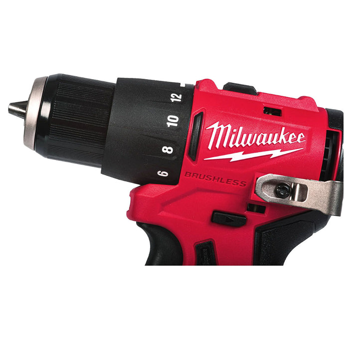 Máy khoan búa Milwaukee M12 BLPDRC dùng Pin 12V, đầu kẹp 10mm