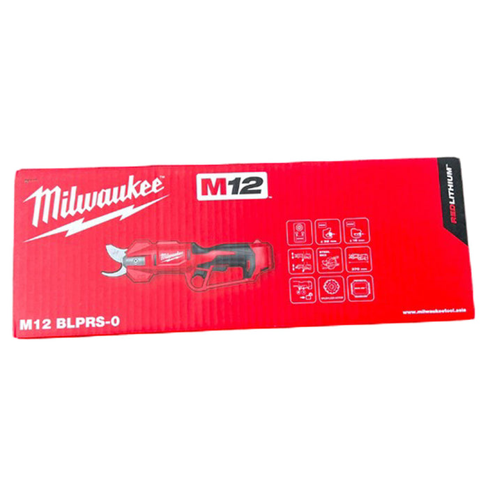 Máy cắt cành Milwaukee M12 BLPRS dùng Pin 12V, khả năng cắt tối đa 32mm