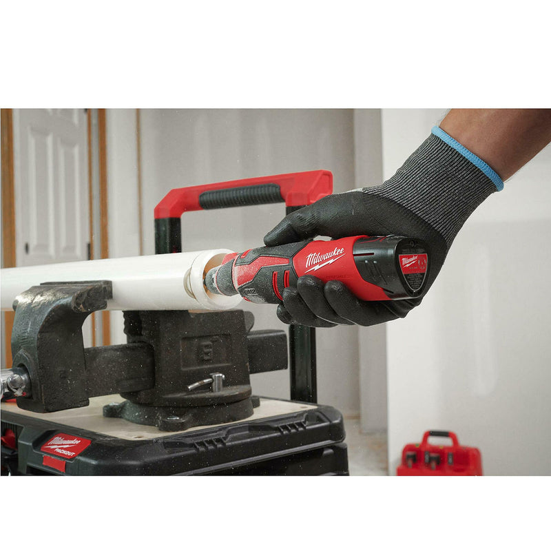 Máy mài khuôn Milwaukee M12 BLROT dùng Pin 12V, chấu bóp từ 0.8mm - 3.2mm