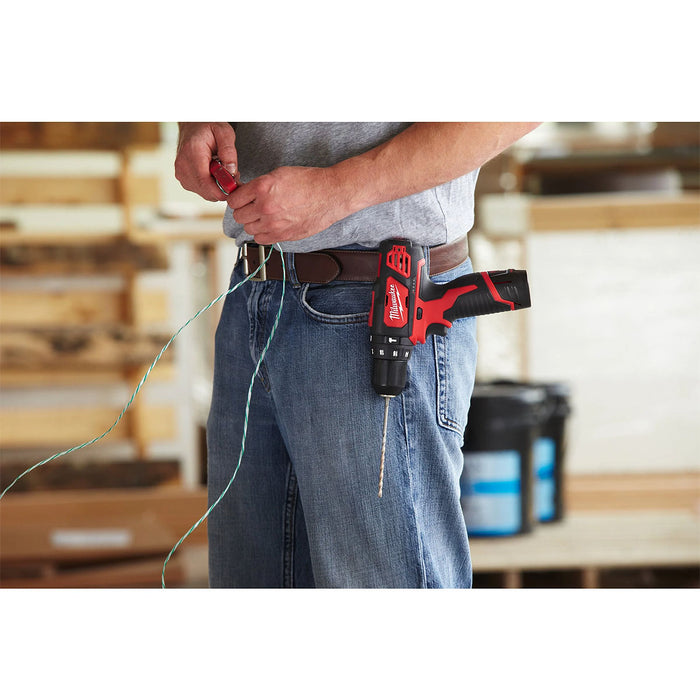 Máy khoan búa Milwaukee M12 BPD dùng Pin 12V, đầu kẹp 10mm