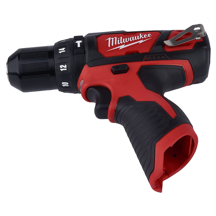 Máy khoan búa Milwaukee M12 BPD dùng Pin 12V, đầu kẹp 10mm