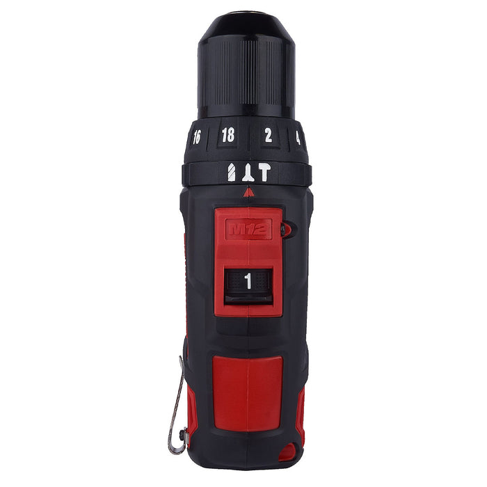 Máy khoan búa Milwaukee M12 BPD dùng Pin 12V, đầu kẹp 10mm