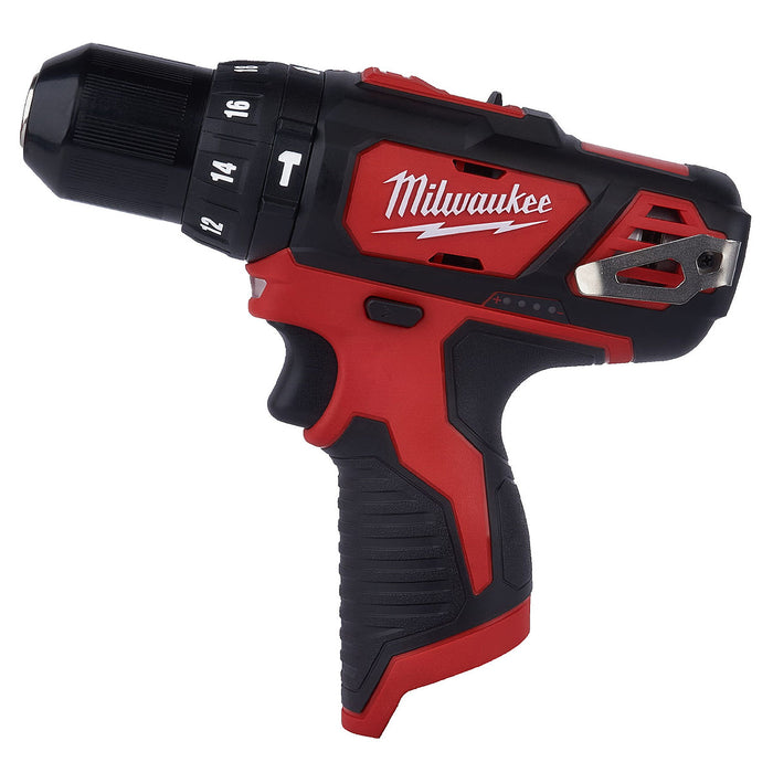 Máy khoan búa Milwaukee M12 BPD dùng Pin 12V, đầu kẹp 10mm