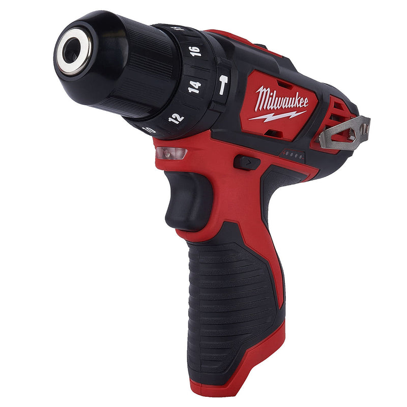 Máy khoan búa Milwaukee M12 BPD dùng Pin 12V, đầu kẹp 10mm