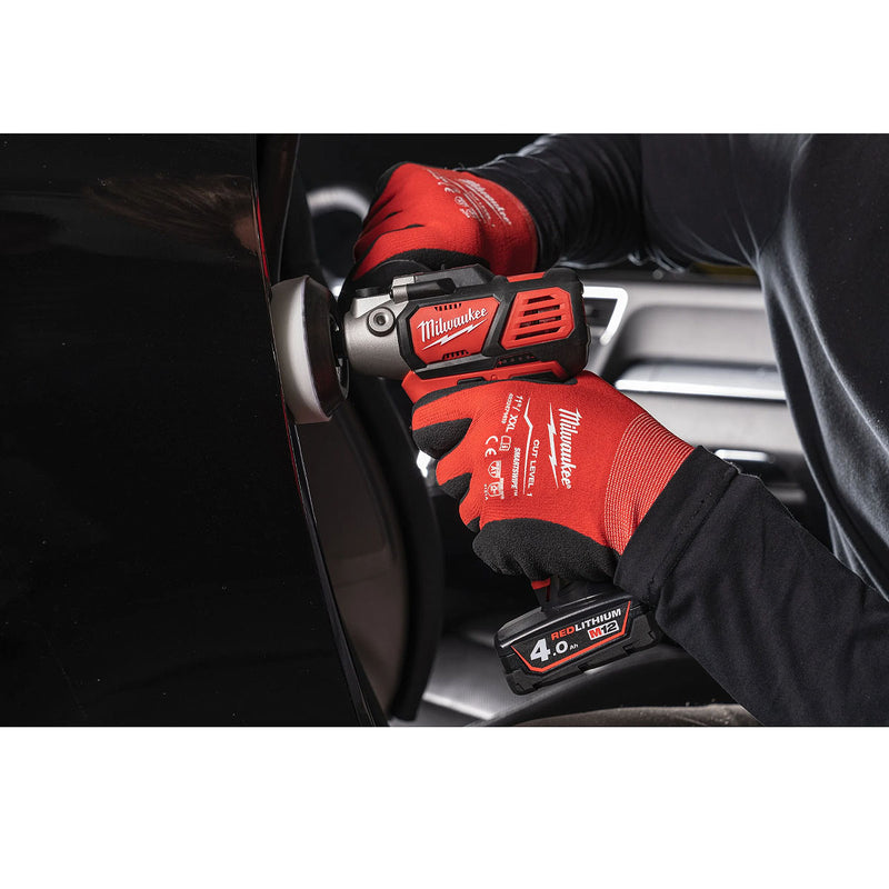 Máy đánh bóng Milwaukee M12 BPS dùng Pin 12V, đường kính đế 76mm