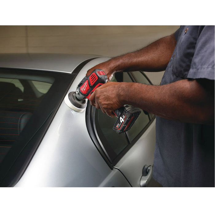 Máy đánh bóng Milwaukee M12 BPS dùng Pin 12V, đường kính đế 76mm