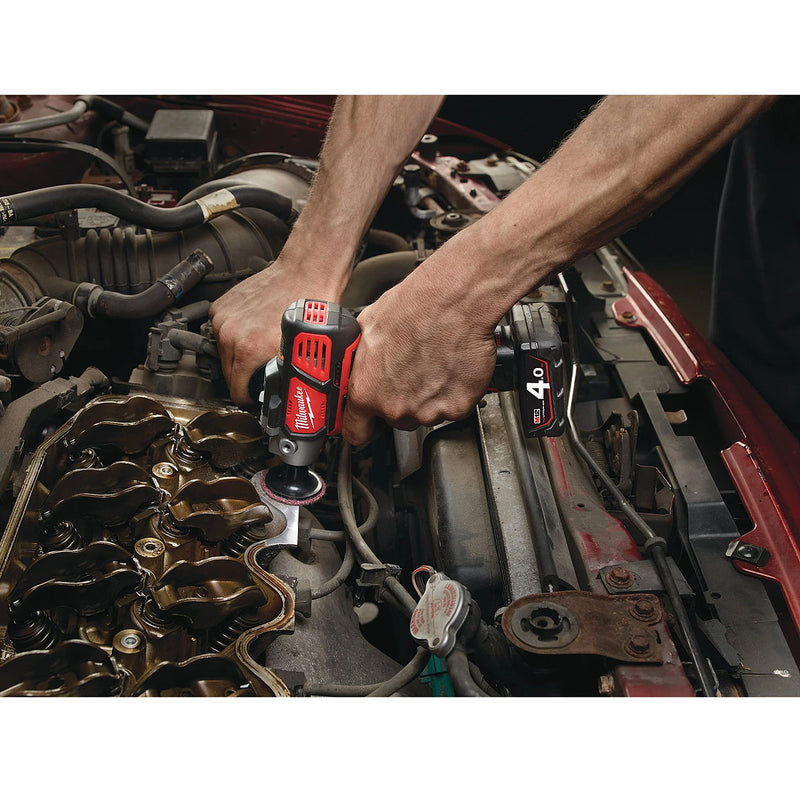 Máy đánh bóng Milwaukee M12 BPS dùng Pin 12V, đường kính đế 76mm