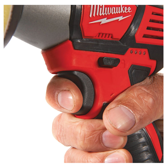 Máy đánh bóng Milwaukee M12 BPS dùng Pin 12V, đường kính đế 76mm