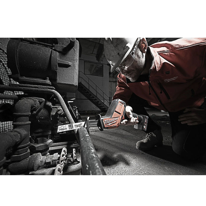 Máy cưa kiếm Milwaukee M12 CHZ dùng Pin 12V, độ xọc 15.9mm