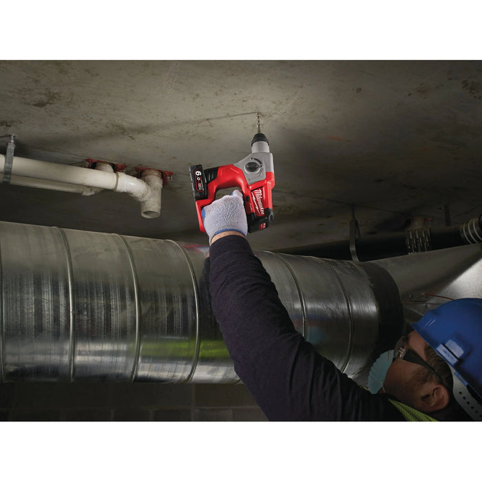 Máy khoan bê tông 2 chức năng Milwaukee M12 CH dùng Pin 12V, đuôi gài SDS-Plus