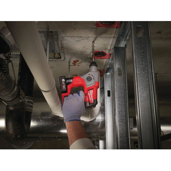 Máy khoan bê tông 2 chức năng Milwaukee M12 CH dùng Pin 12V, đuôi gài SDS-Plus