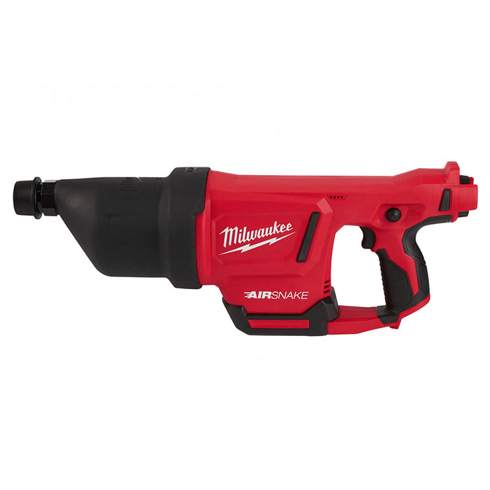Máy thông tắc bằng hơi Milwaukee M12 DCAG dùng Pin 12V, áp suất đẩy 0 - 50psi