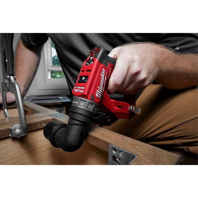 Máy khoan và vặn vít đa năng, đầu khoan tháo lắp nhanh Milwaukee M12 FDDXKIT dùng Pin 12V, đuôi gài 6.35mm (1/4 inch), đầu kẹp 10mm