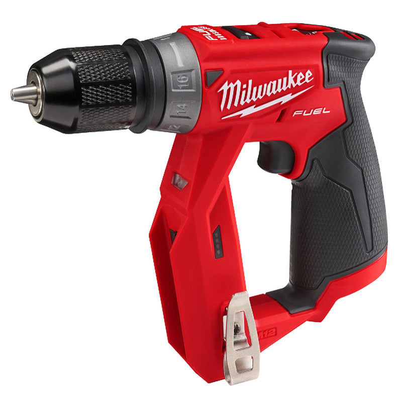 Máy khoan và vặn vít đa năng, đầu khoan tháo lắp nhanh Milwaukee M12 FDDXKIT dùng Pin 12V, đuôi gài 6.35mm (1/4 inch), đầu kẹp 10mm