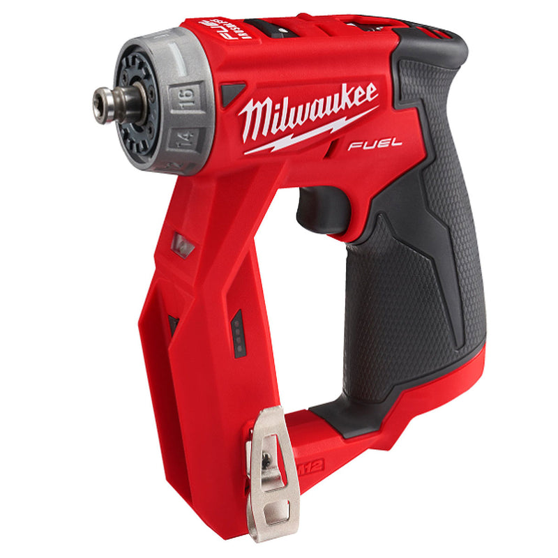 Máy khoan và vặn vít đa năng, đầu khoan tháo lắp nhanh Milwaukee M12 FDDXKIT dùng Pin 12V, đuôi gài 6.35mm (1/4 inch), đầu kẹp 10mm