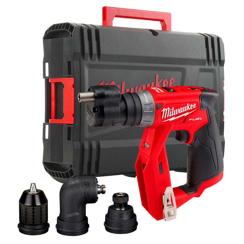 Máy khoan và vặn vít đa năng, đầu khoan tháo lắp nhanh Milwaukee M12 FDDXKIT dùng Pin 12V, đuôi gài 6.35mm (1/4 inch), đầu kẹp 10mm