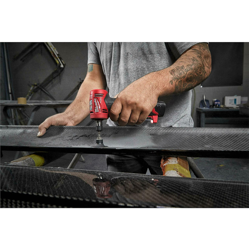 Máy mài khuôn góc Milwaukee M12 FDGA dùng Pin 12V, chấu bóp 6mm, 8mm công tắc bóp
