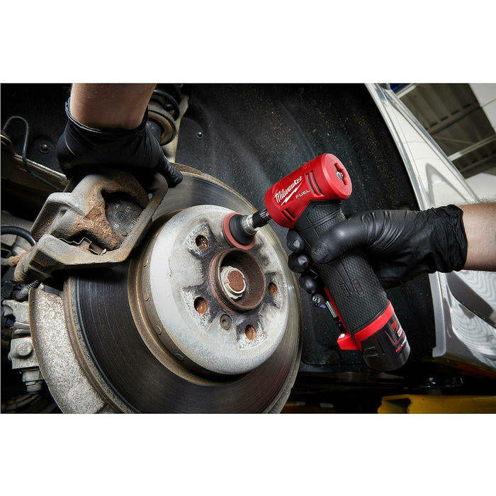 Máy mài khuôn góc Milwaukee M12 FDGA dùng Pin 12V, chấu bóp 6mm, 8mm công tắc bóp