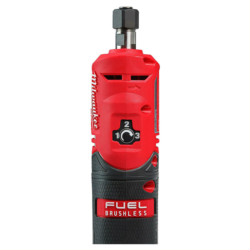 Máy mài khuôn Milwaukee M12 FDGS dùng Pin 12V, chấu bóp 6mm, 8mm công tắc bóp